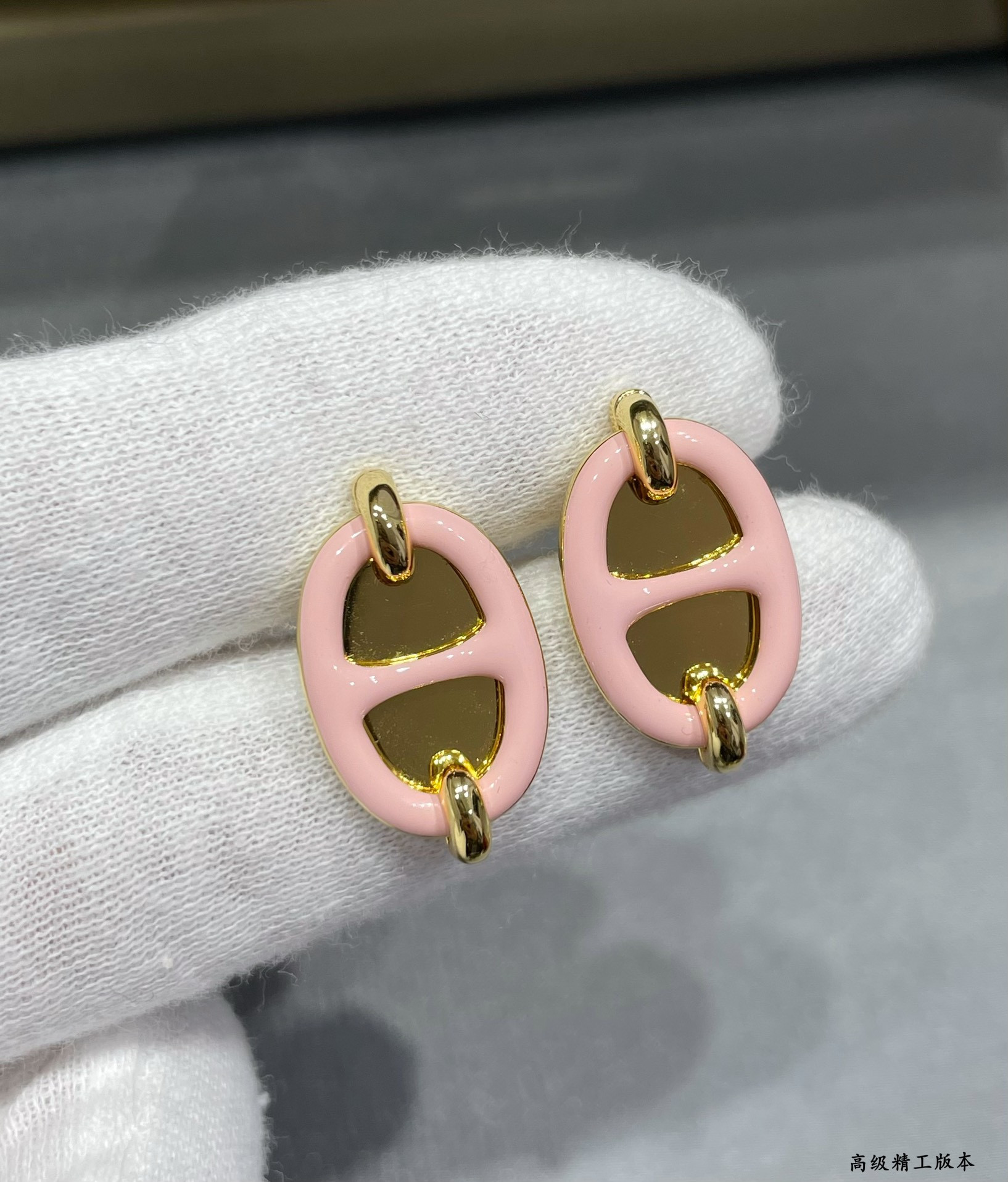 Hermès Mini Maillon Earrings