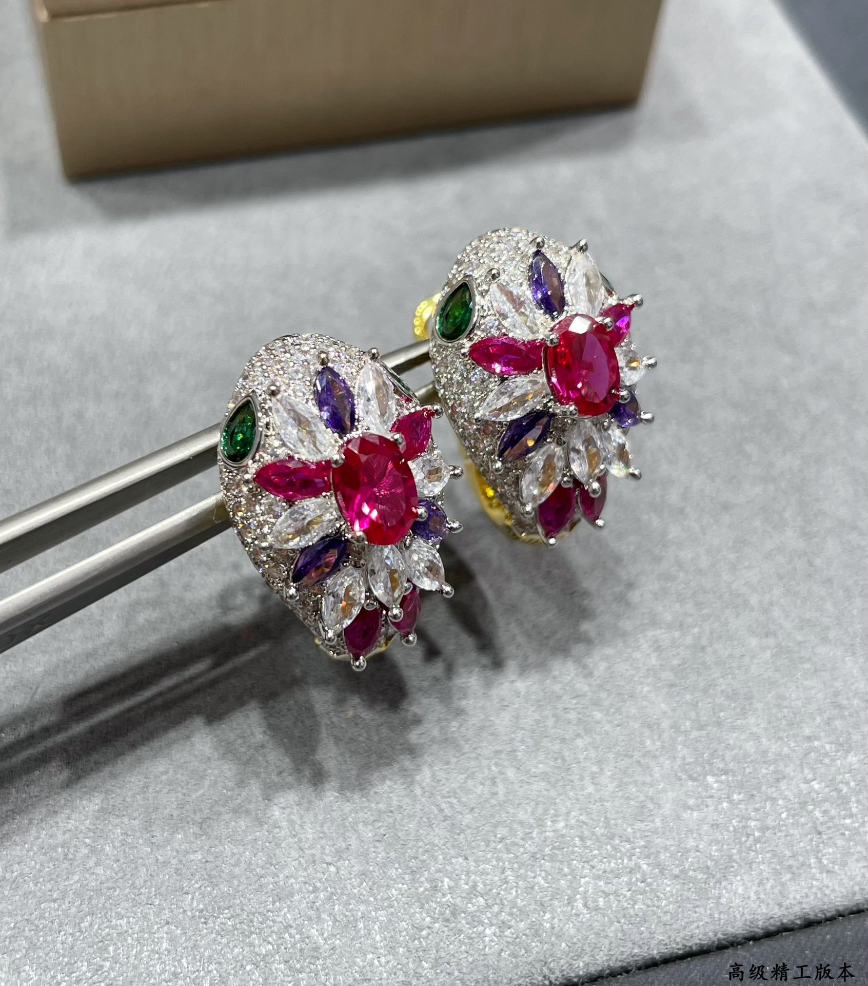 b*l*ai Di*m*nd princess snake earrings