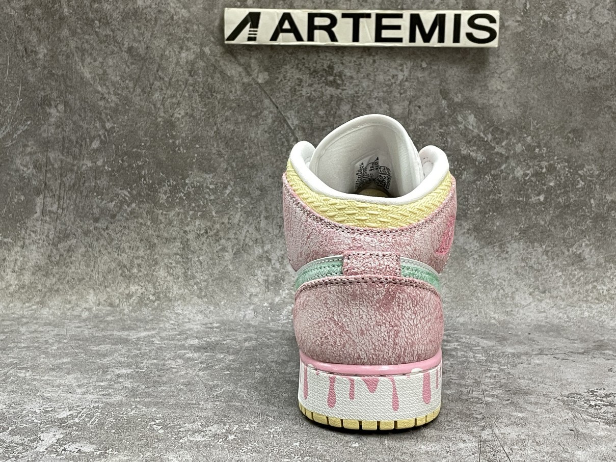 Air Jordan 1 Mid Paint Drip