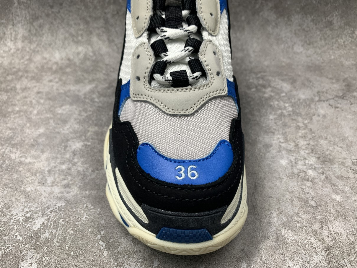 Balenciga Triple S Sneaker Black Blue White