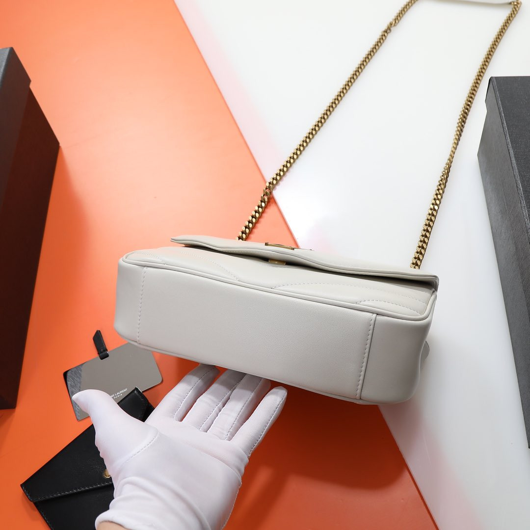 Y*L loulou small in matelassÉ lambskin 24x14x6cm