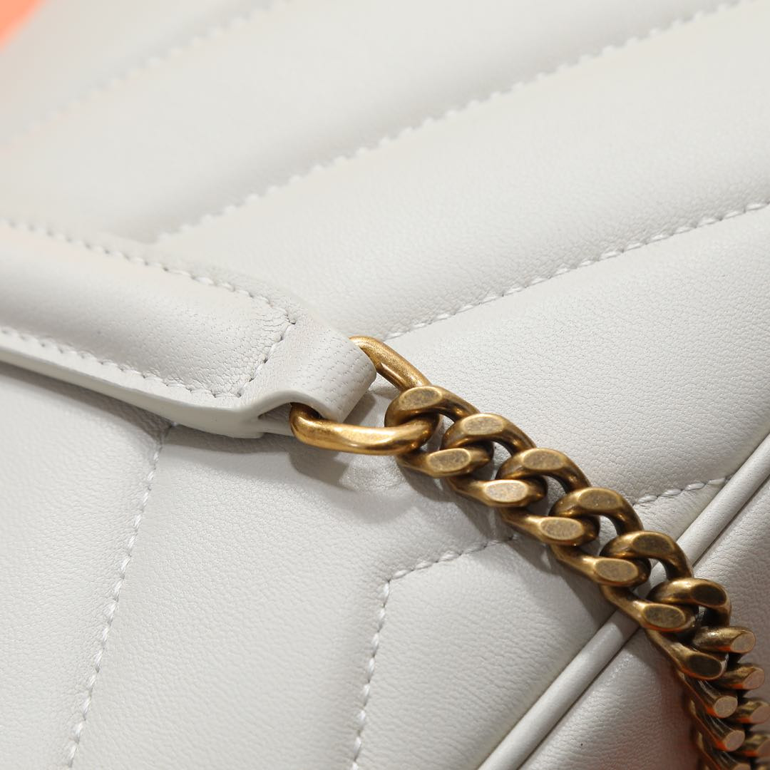 Y*L loulou small in matelassÉ lambskin 24x14x6cm